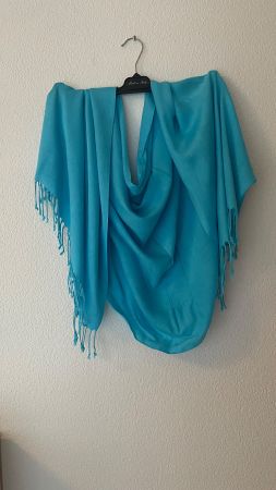H&M 170x70/NP55CHF Schal Foulard Pareo Halstuch Türkis