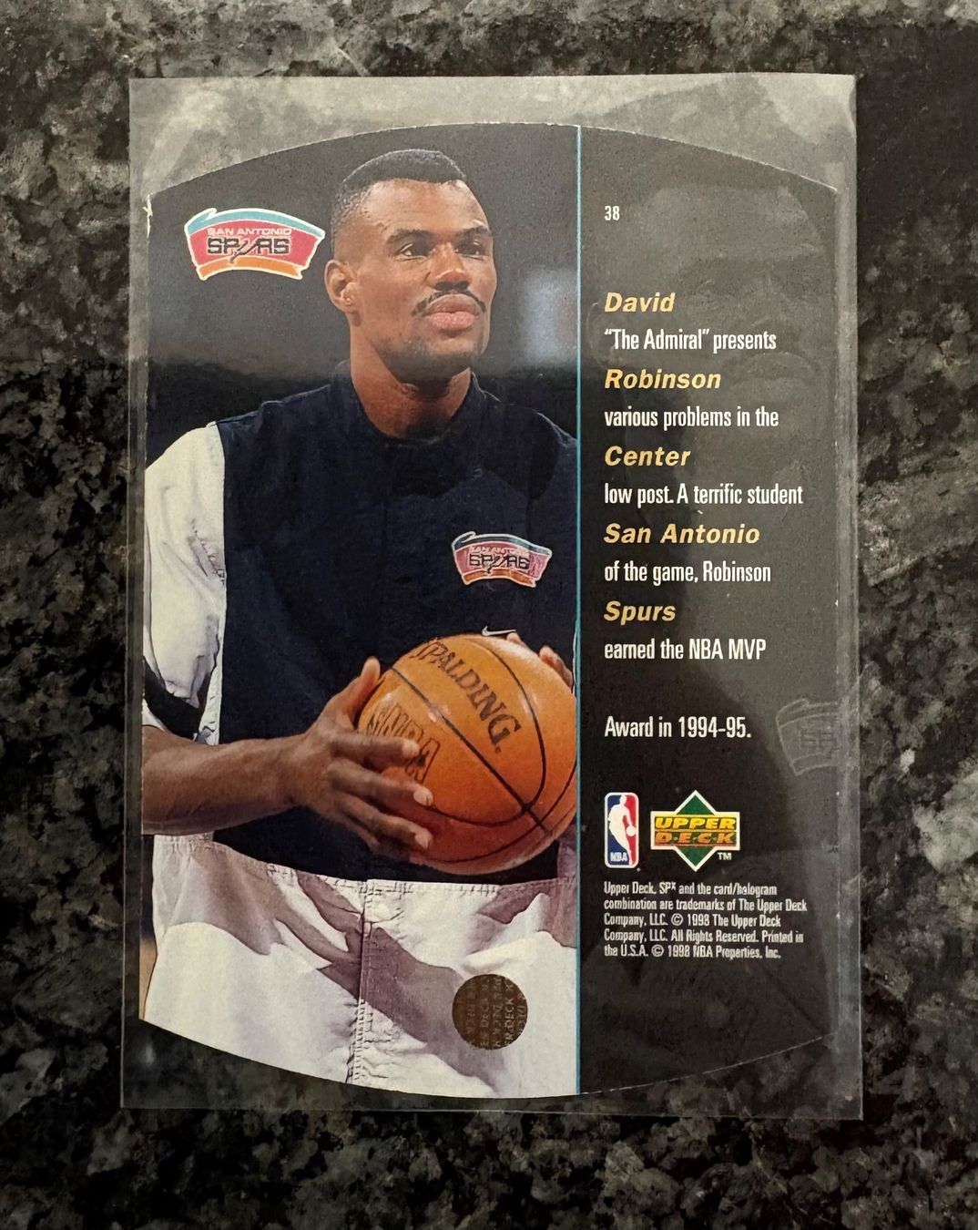 Nba Carte collezionabili: NBA David Robinson SPX 98 Card – Nuovo (secondo la descrizione) da Muttenz venduto da joba23 1