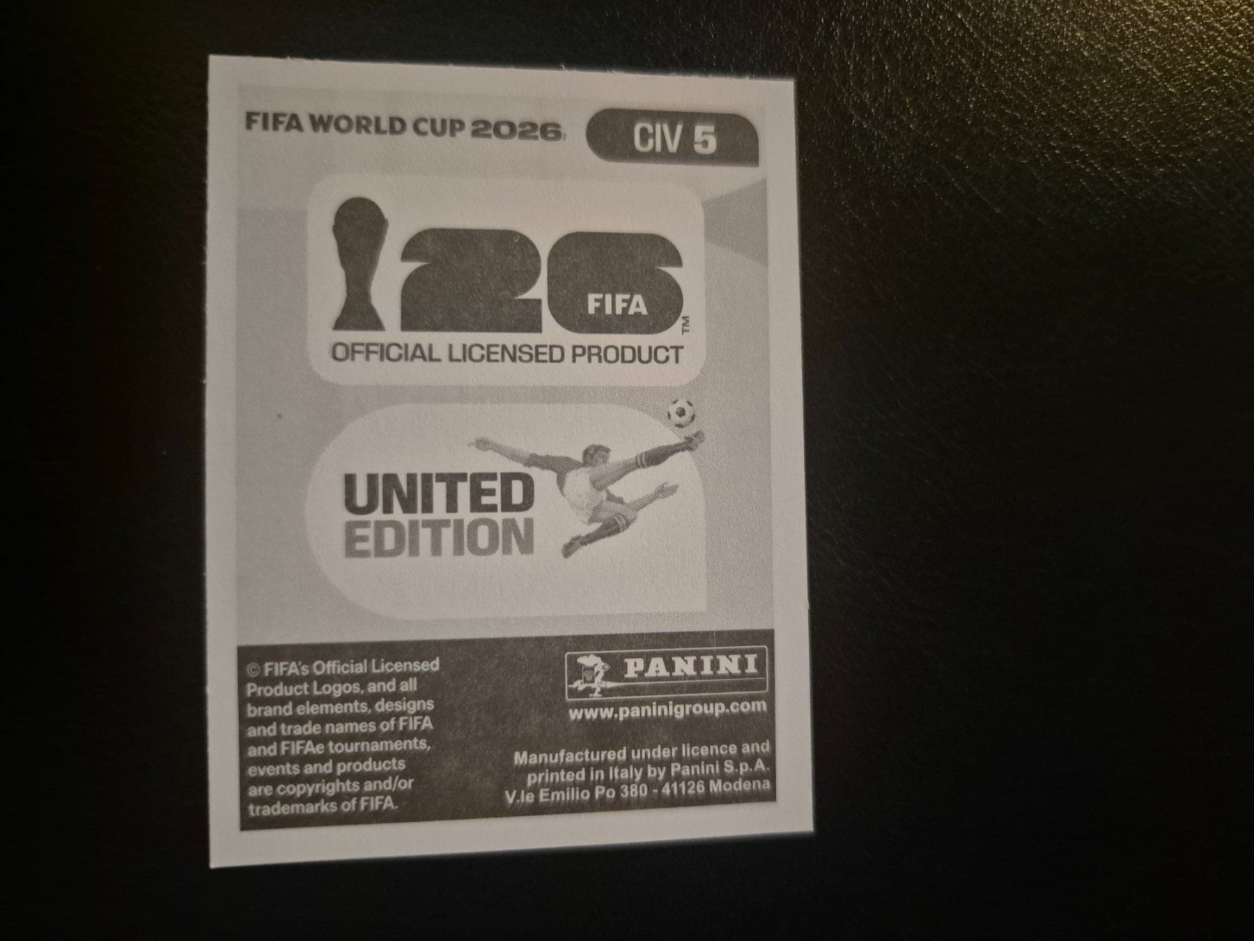 Panini Sammelbilder & Trading cards: Panini WM 26 CIV 5 – Neu (gemäss Beschreibung) aus Rorschacherberg von AJ3108 1
