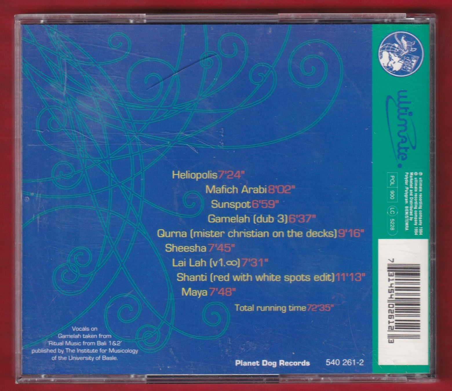 CD: Banco De Gaia - Maya (CD) – Usato da Zürich venduto da Pfluftl2000 1