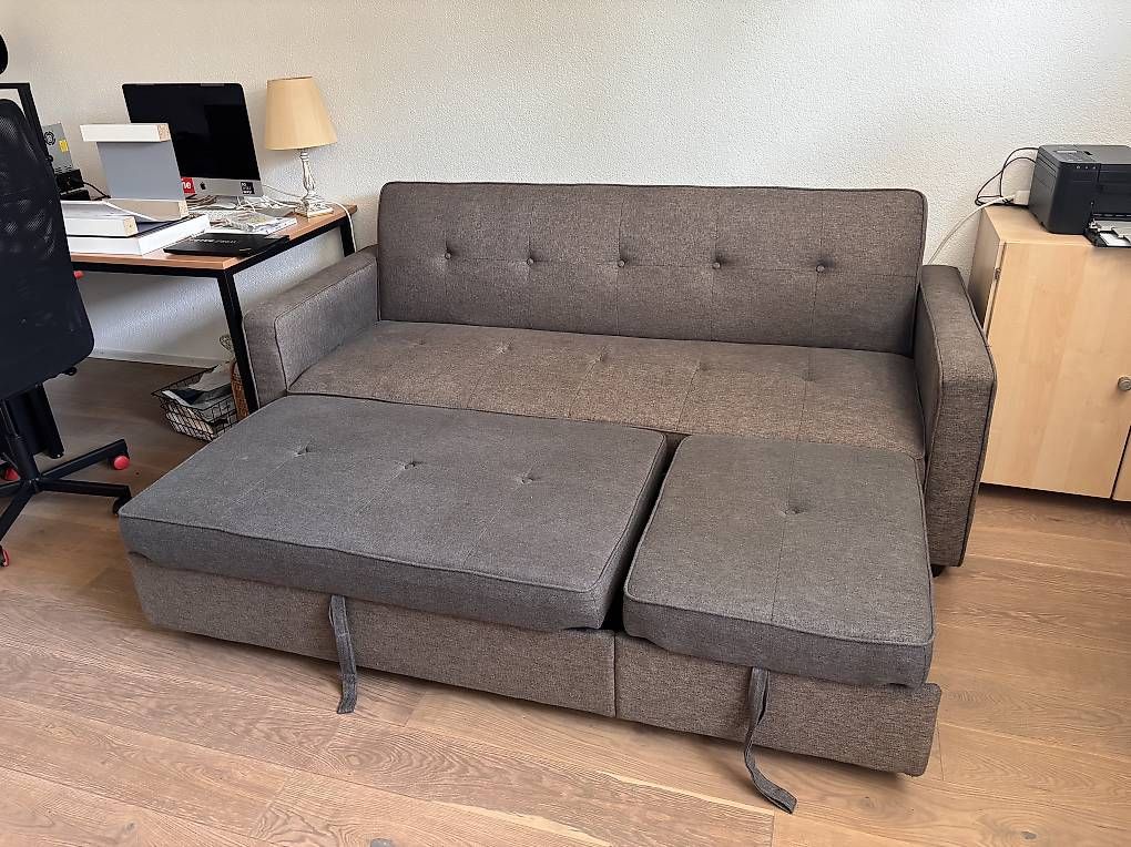 Sofas: Sofa Bett grau zu verschenken – Gebraucht aus Winterthur von lindasells 1