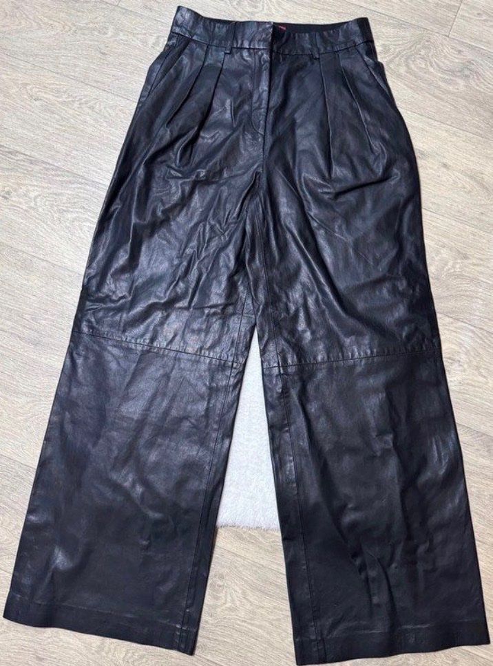 Esprit Pantaloni: Esprit Damen Leder hose – Nuovo e nell'imballaggio originale da Kloten venduto da liu_65tx