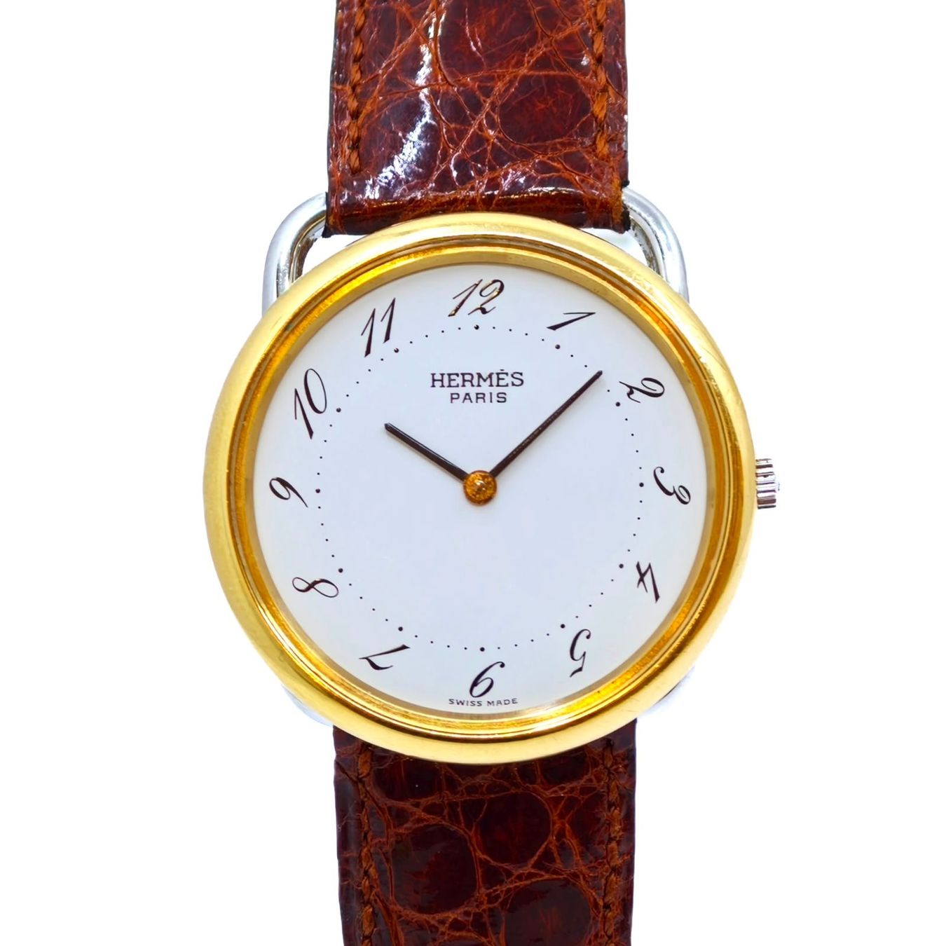 Hermès Orologi: Hermès Arceau Vintage Two Tone – Usato da Montreux venduto da CashPay_Montreux