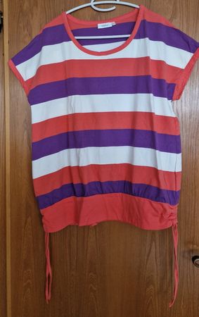 Sommerliches Yessica C&A Shirt, Gr. XL, gestreift