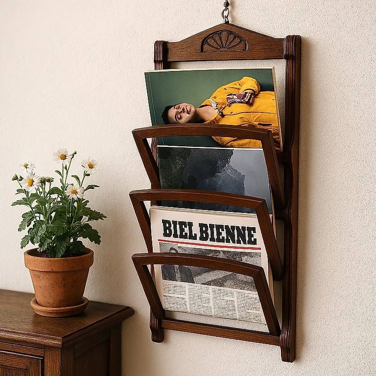 Riviste & Magazine: Vintage Magazin / Zeitung Halter – Usato da Biel/Bienne venduto da lef_2jnx