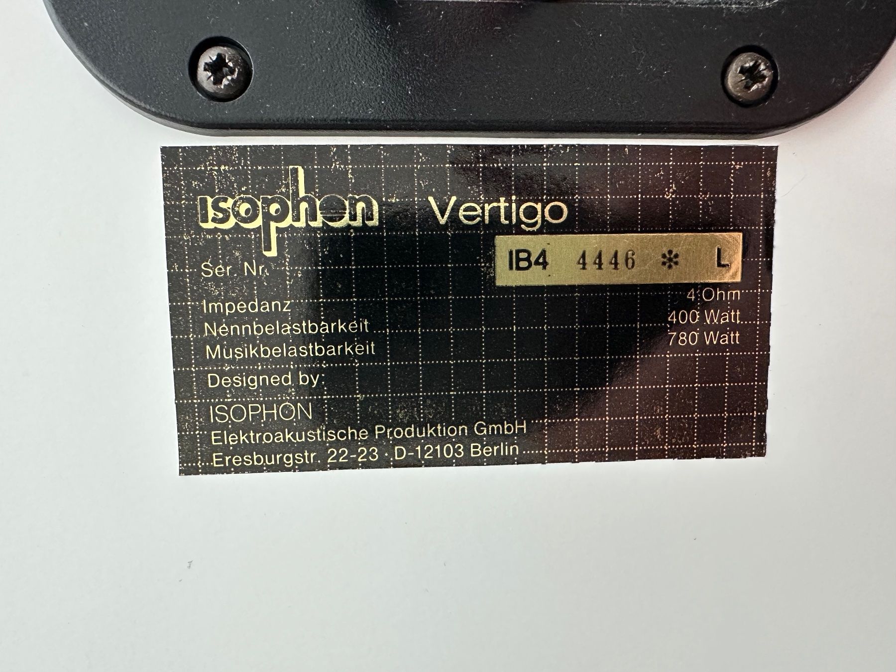 Casse acustiche: Isophon Vertigo Lautsprecher, ehem. High-End Referenzmodell – Usato da Dachsen venduto da Mluxury 1