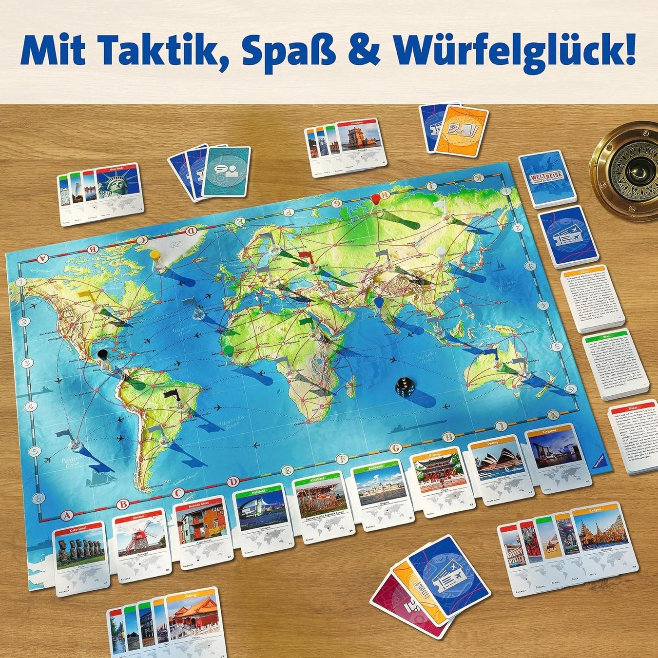 Ravensburger Giochi: Revenburger Spiel "Weltreise" – Nuovo (secondo la descrizione) da Giubiasco venduto da gorgon621 2