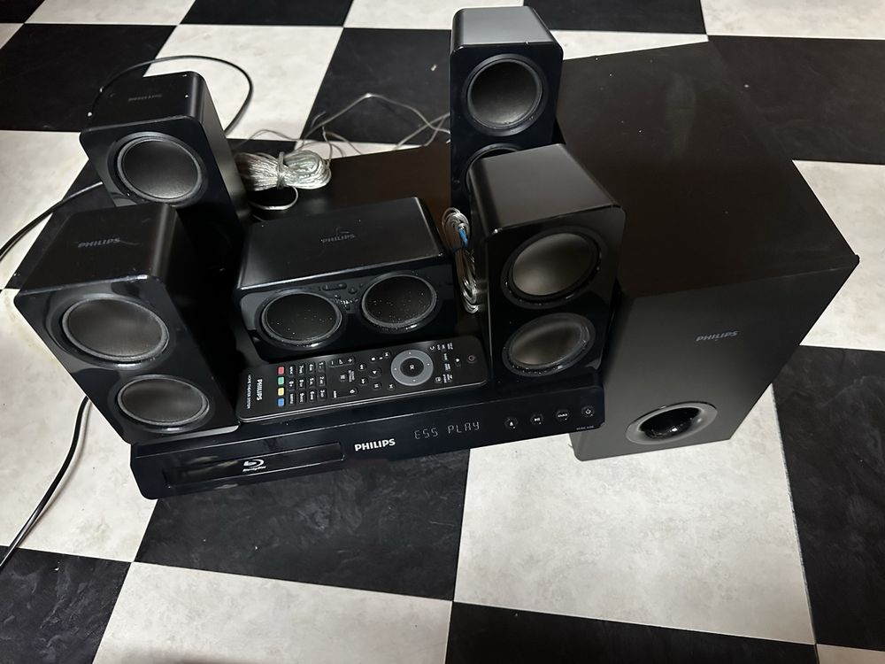 Philips Home Cinema: PHILIPS Home Cinéma 5 enceintes HTS3541/12 – Difettoso da MASSONGEX venduto da Luluone 1