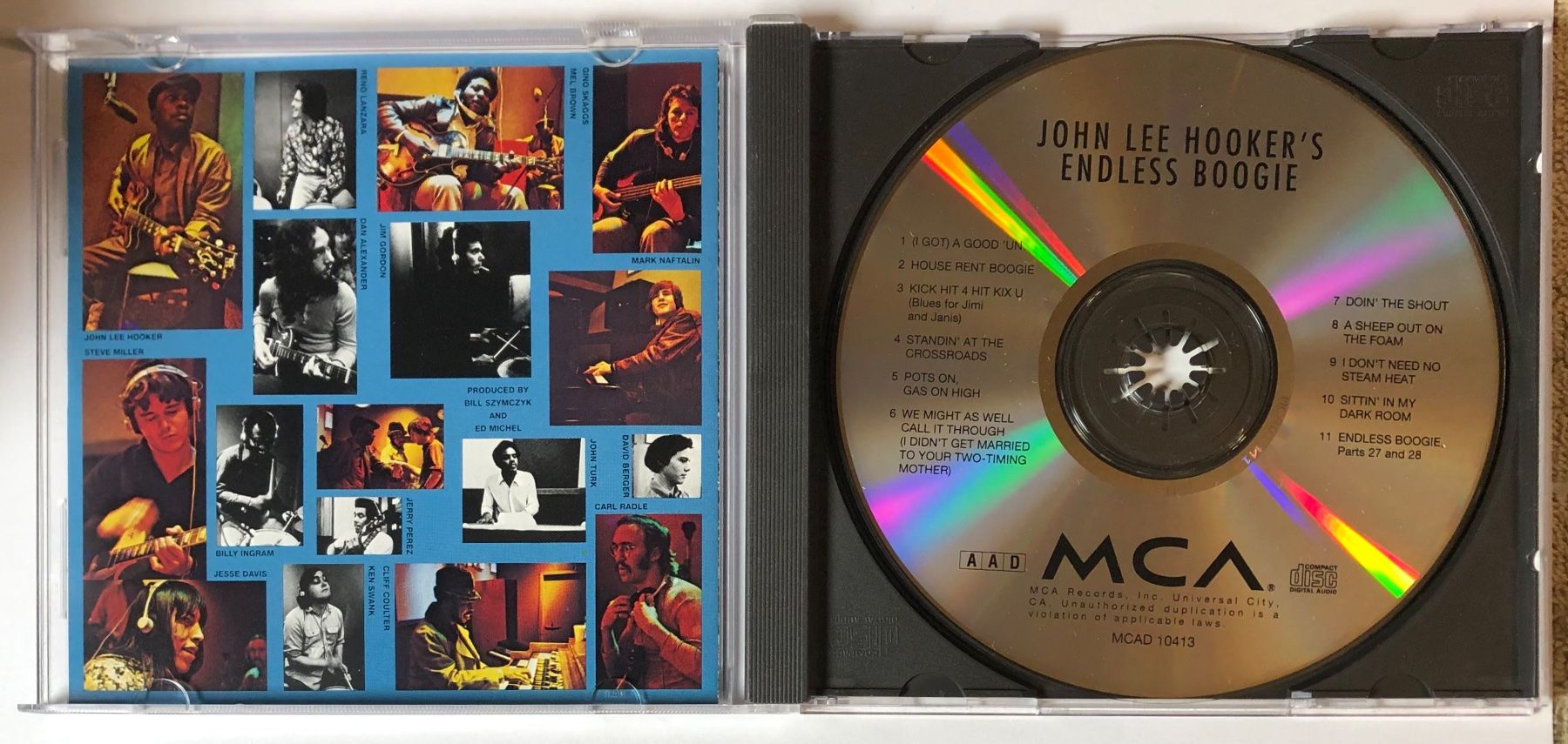 Vinyles: JOHN LEE HOOKER - ENDLESS BOOGIE – D'occasion à Poliez-Pittet par Newtown-Records 2