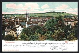 AK Winterthur, Panoramasicht, 1905