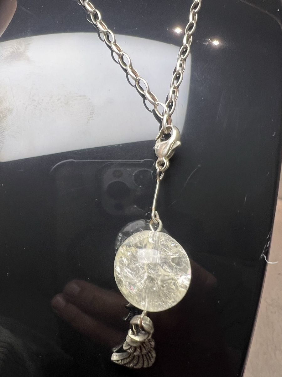 Ketten: Collier argent perle de quartz aile d'ange – Neu (gemäss Beschreibung) aus Chenens von anasantos90 5
