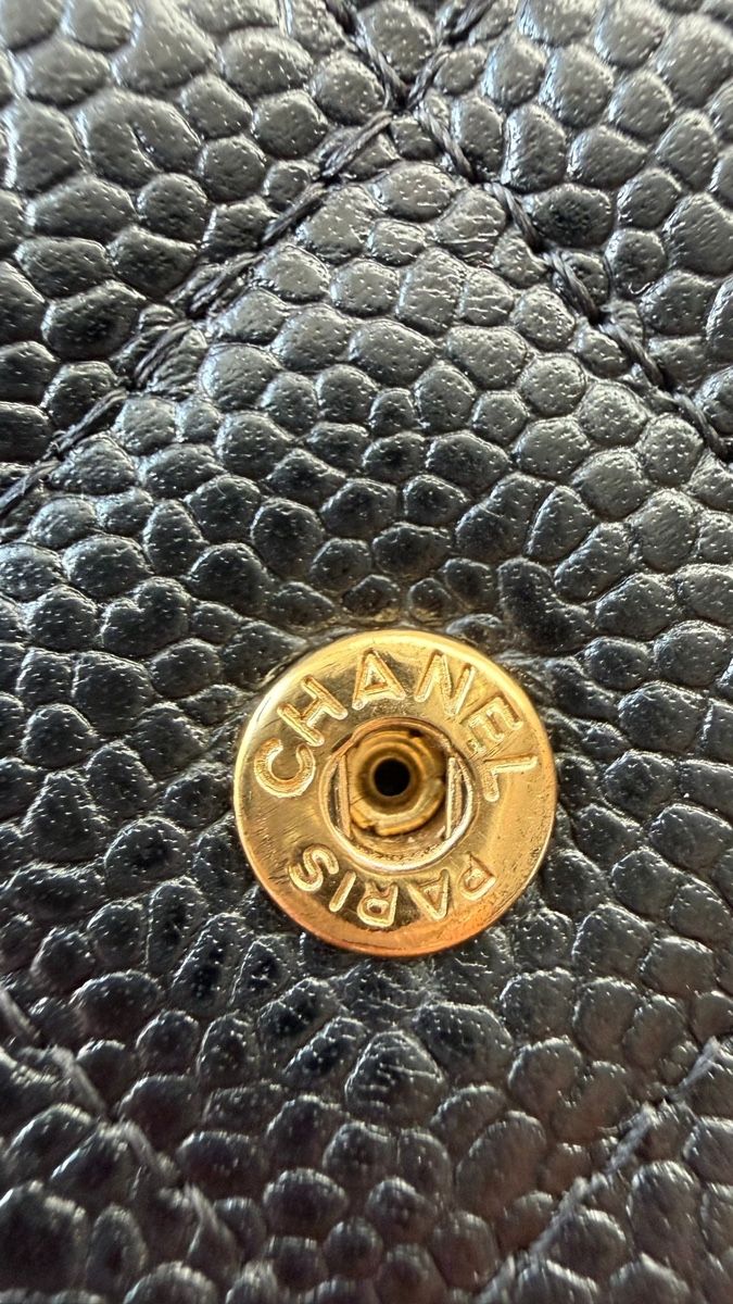 Chanel Borse da donna: Chanel Classic Timeless Wallet on Chain Black Caviar/ – Usato da Münchenstein venduto da watchpatrol 6