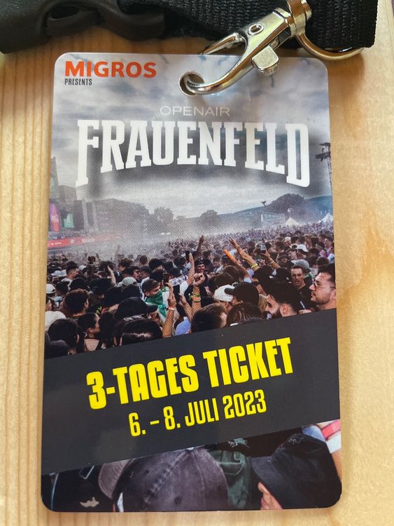 Super Deal !3 Tages Ticket Open Air Frauenfeld 2023 Kaufen auf Ricardo