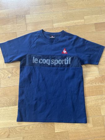Le Coq Sportif T-Shirt Grösse L dunkelblau guter Zustand