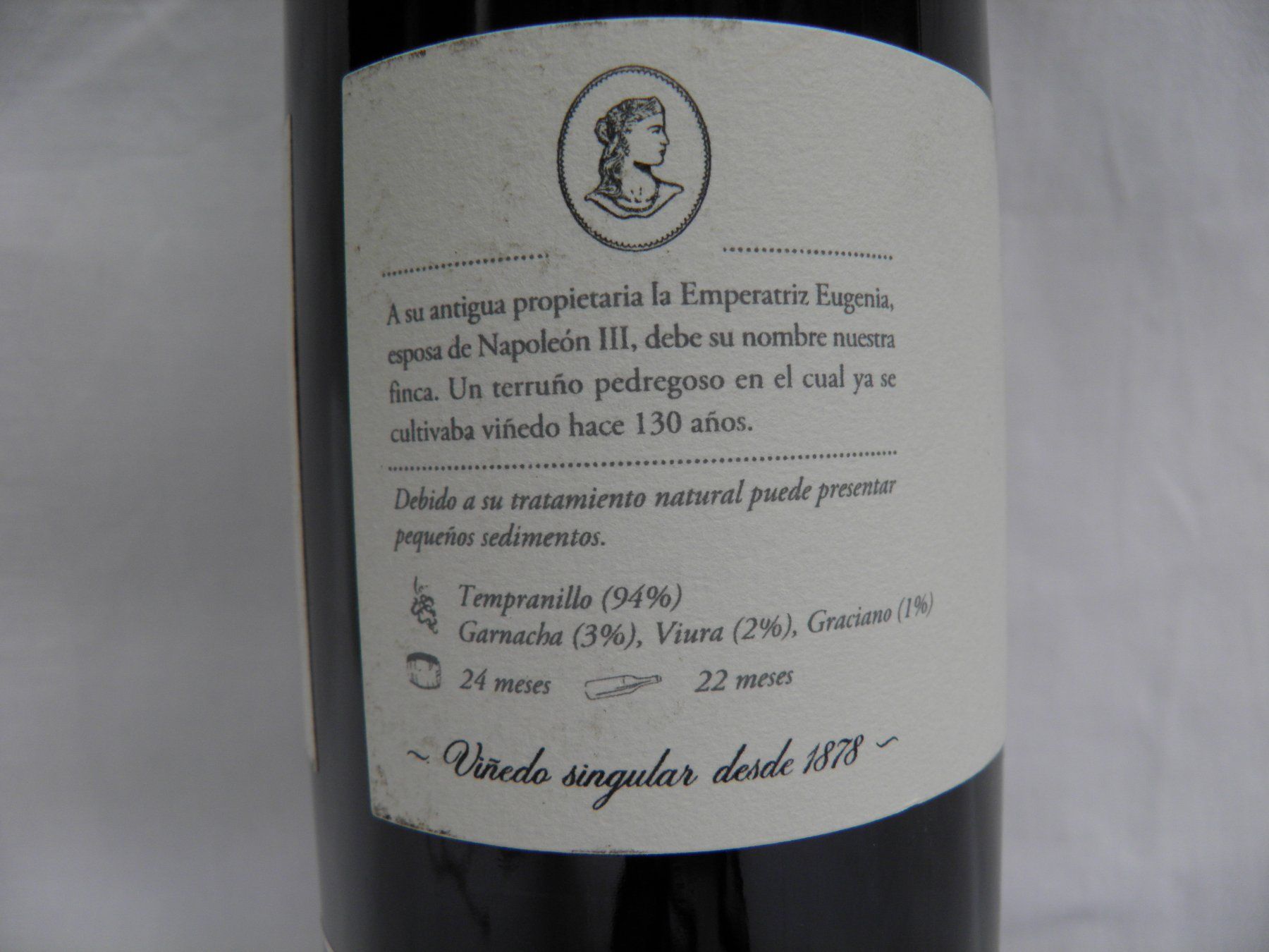 Rioja Vins: Finca La Emperatriz 2008 – D'occasion à Rüti ZH par corvus-corvus 2