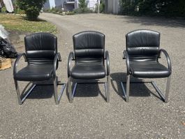 3 Vintage Giroflex Stühle ab 1.-!!!