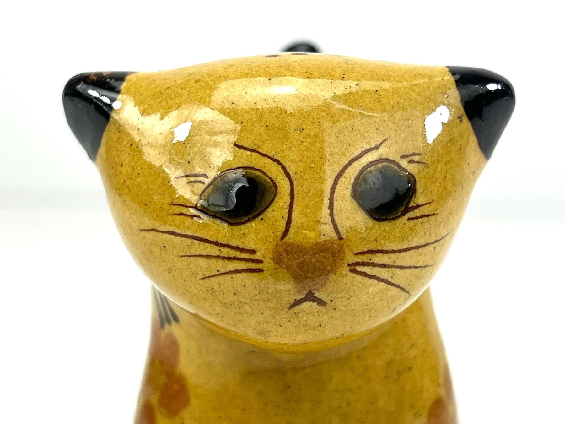 Figurines: Keramik Katzenfigur handbemalt – D'occasion à Zürich par Arche_Brockenhaus 2
