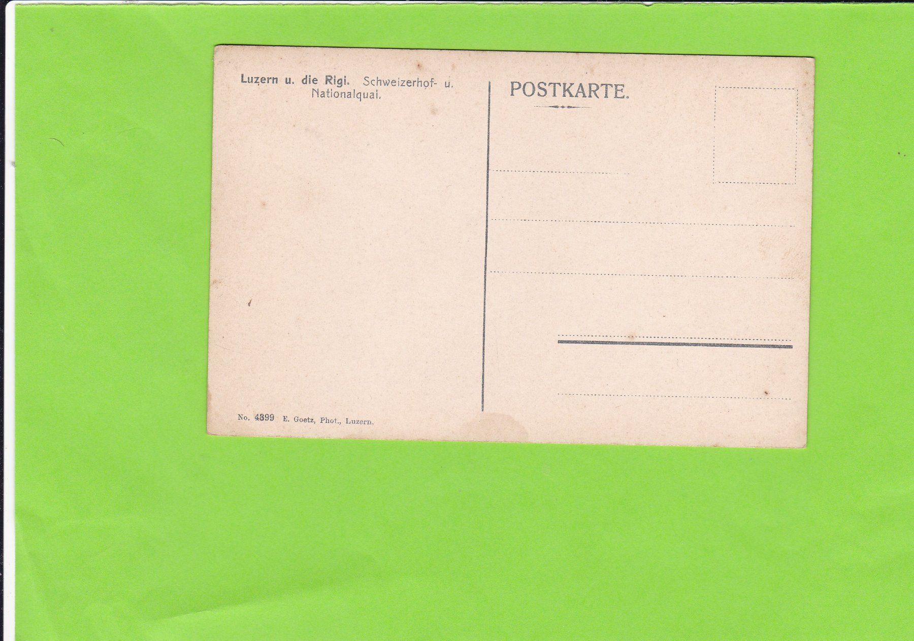 Cartoline postali: Luzern und die Rigi – Usato da St. Peterzell venduto da neckertal 1