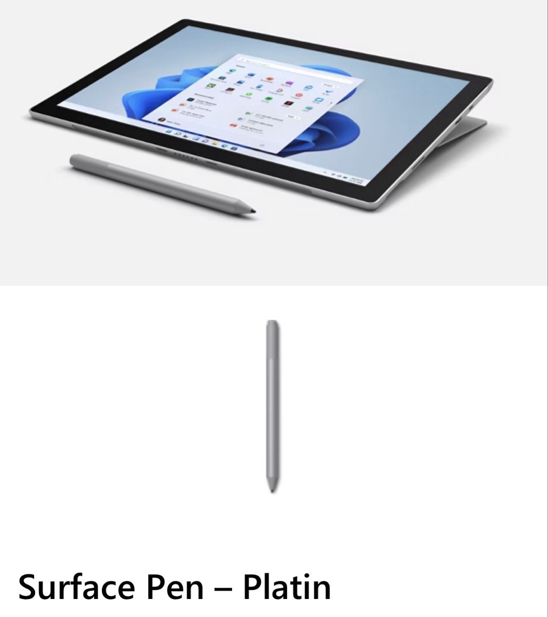 Microsoft Penna & Evidenziatori: Microsoft Surface Pen Platin Farbe guter Zustand – Usato da Galgenen venduto da camoli65 1