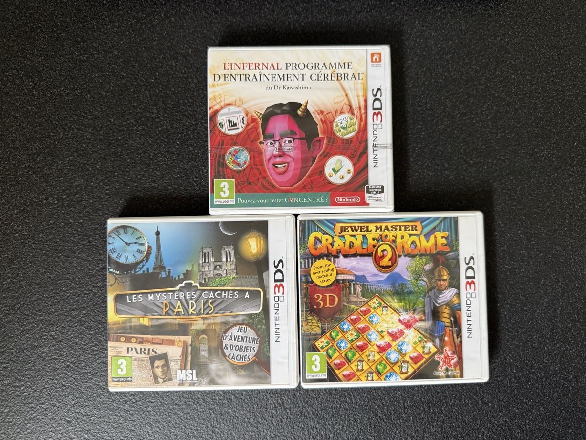 Nintendo Giochi: Nintendo 3DS - 3x réflexion Games – Nuovo (secondo la descrizione) da Uvrier venduto da sauma85