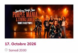 Concert Purple Mania et String Ladies 17.10.26 2 billets