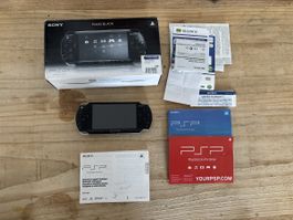 OVP Sony PSP Slim Piano Black Playstation Portable