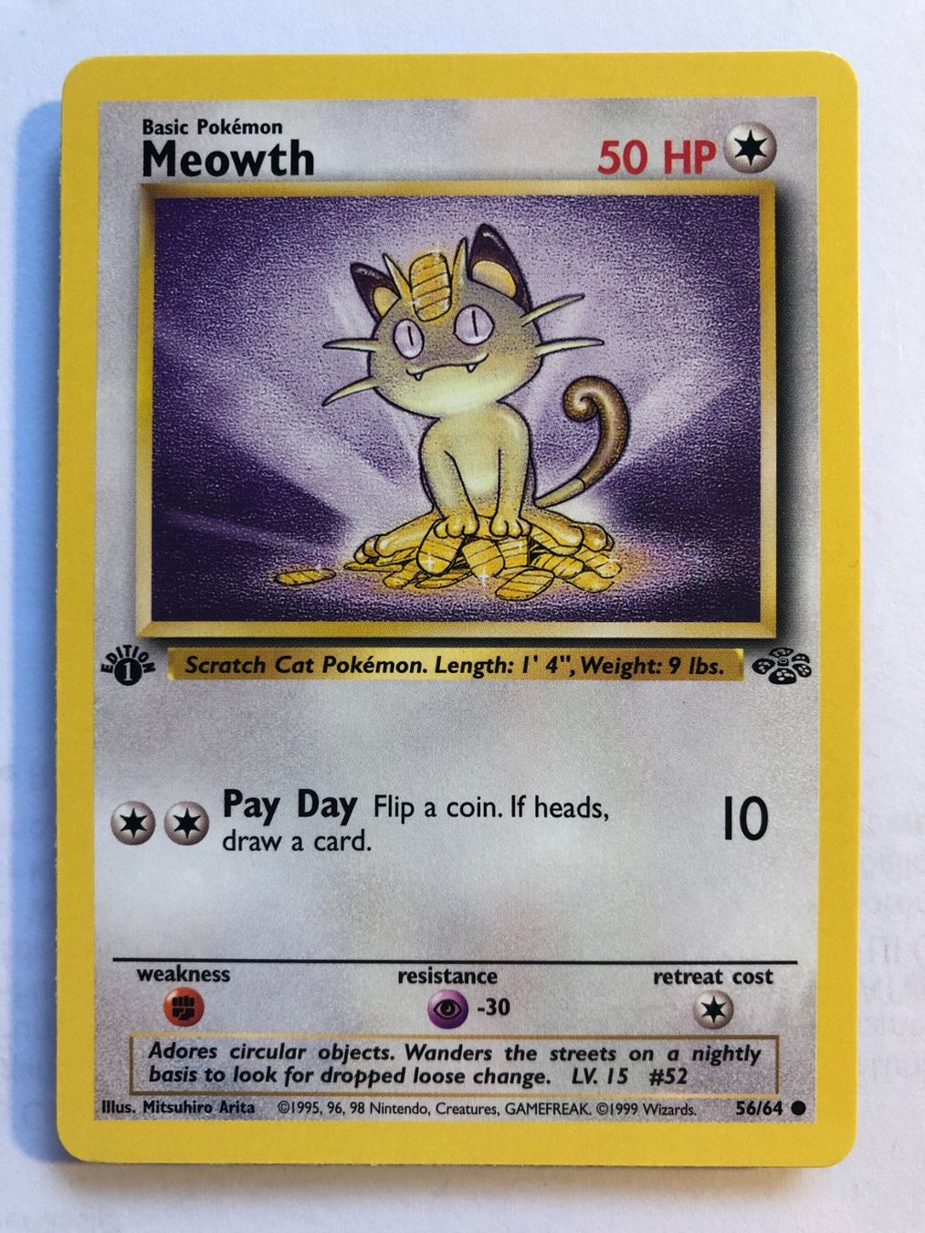 Sammelbilder & Trading cards: Meowth 1st Jungle - MINT - ab 1.- – Gebraucht aus Giubiasco von dan_pr8b