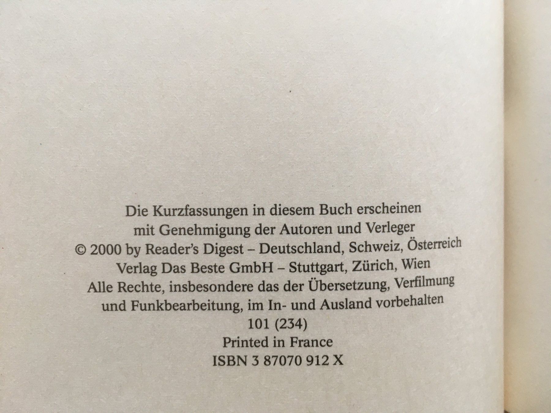 Libri: Reader’s Digest Auswahlbücher (1) – Usato da Grenchen venduto da Kogi7 3