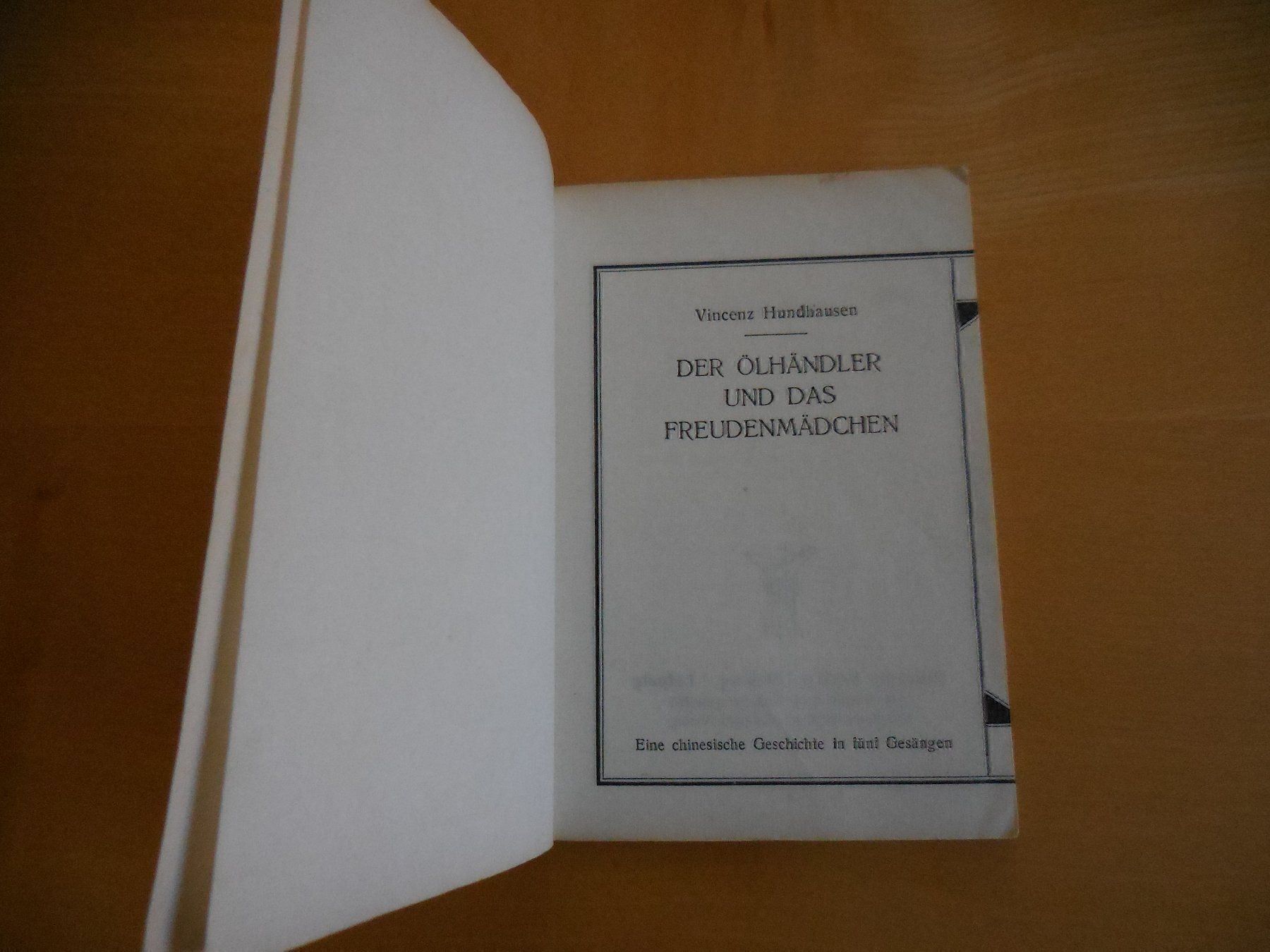 Libri: Der Ölhändler und das Freudenmädchen... – Usato da Wädenswil venduto da Sube 1