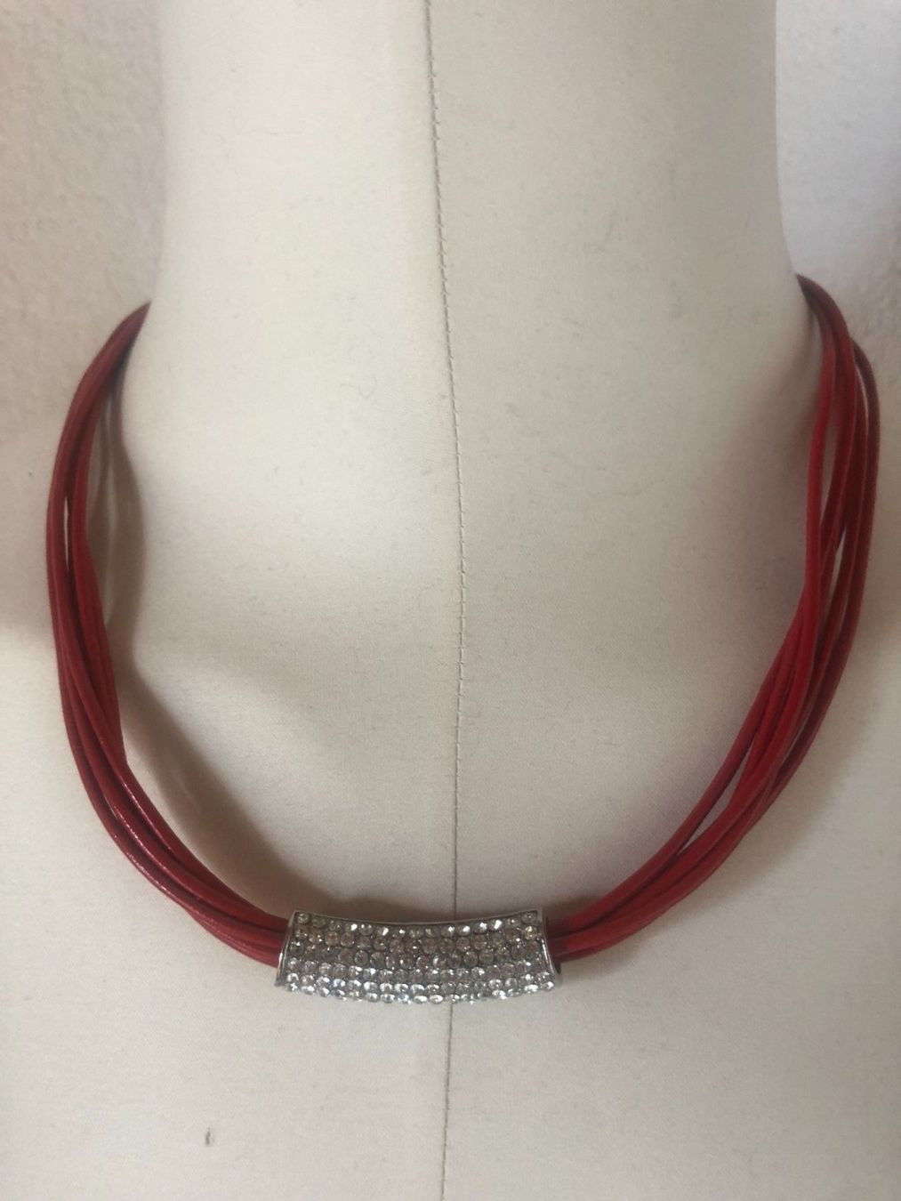 Catenine: Collier Leder rot – Nuovo e nell'imballaggio originale da Contra venduto da Oly_93