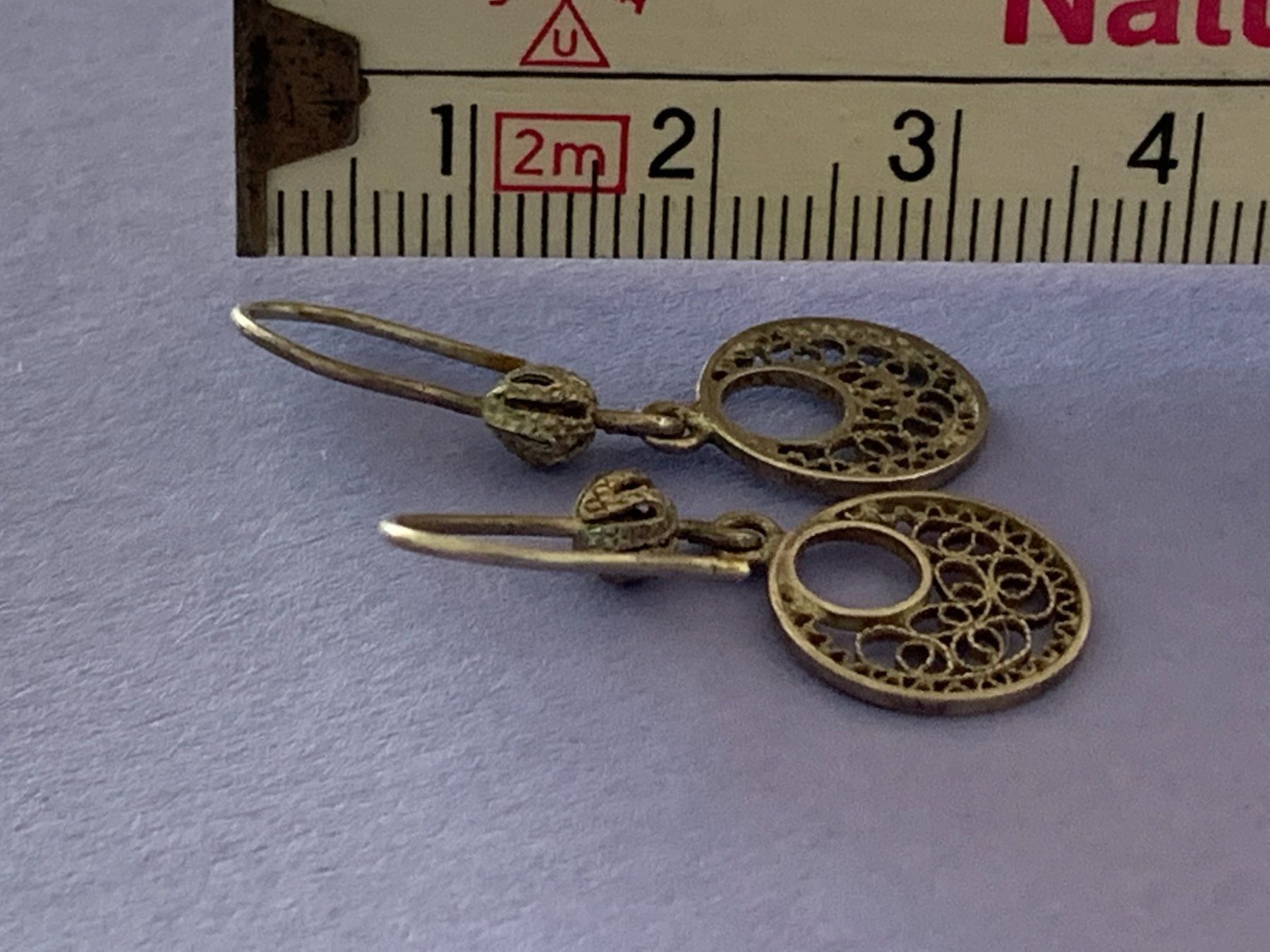 Ohrringe & -stecker: Ohrringe golden filigran rund – Gebraucht aus Dittingen von Bijoubelle 2
