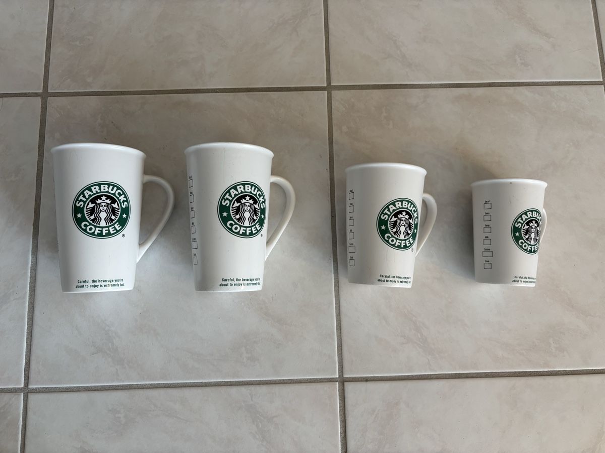 Starbucks Tassen: 4er-Set Starbuckstassen – Gebraucht aus Zufikon von eskilt 1