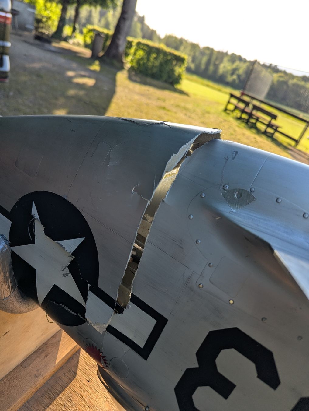 RC Modellbau: Airworld 1:5 P51 Mustang – Defekt aus Biberist von groser 3