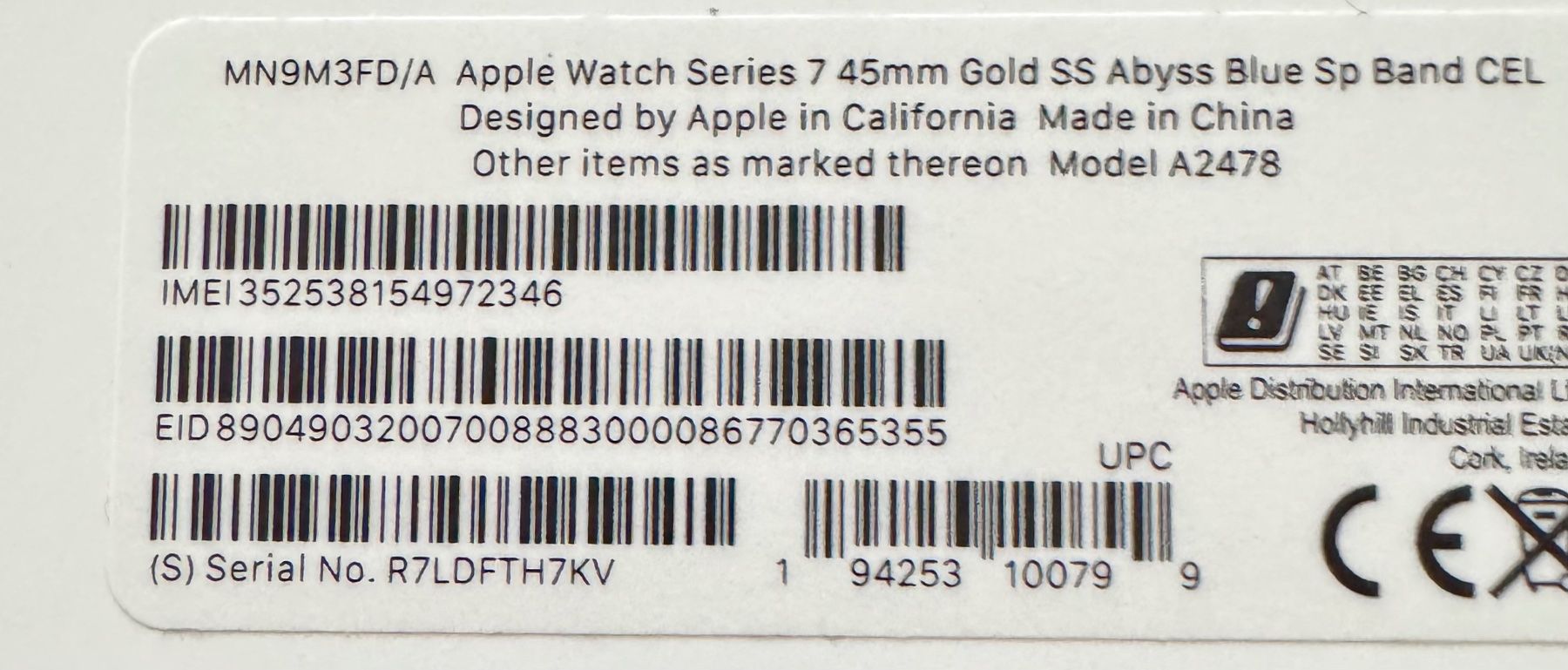 Apple Smartwatch: Apple Watch series 7 gold 45 m – Usato da Näfels venduto da Furnitureforyou 2