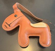 Herziger Taschen-Anhänger, hellbraunes Pferd, neu/unbenützt