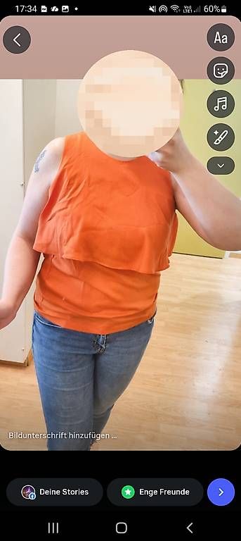 Top: Mango Top in Orange, Grösse M  wie neu – Usato da Bern venduto da DiLara2000