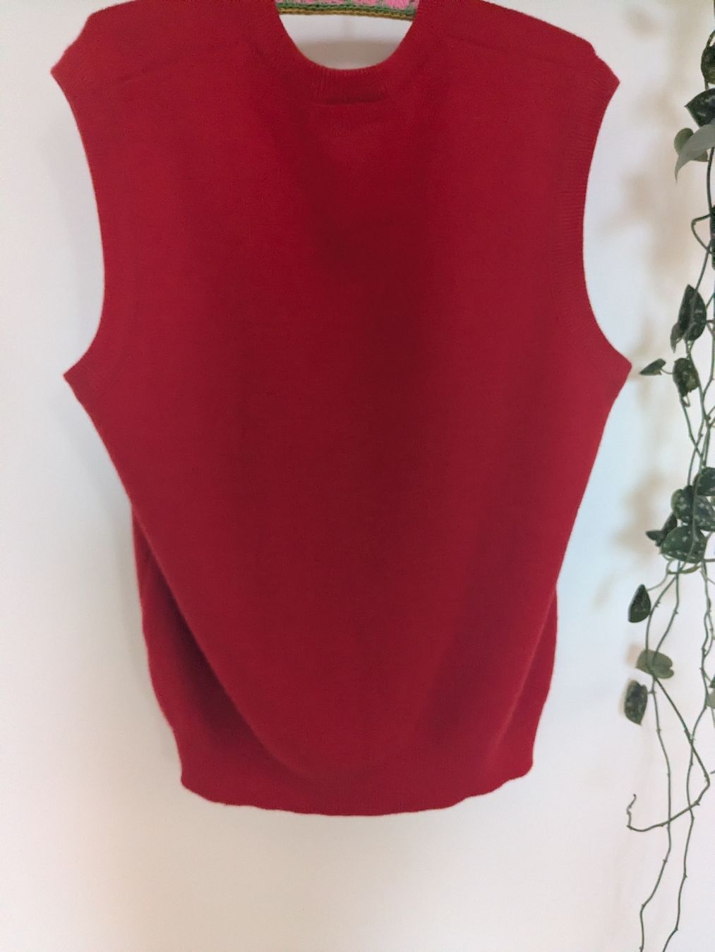 Lacoste Maglioni & Felpe: Roter Lacoste Pullunder Vintage – Usato da Winterthur venduto da Prishy 1