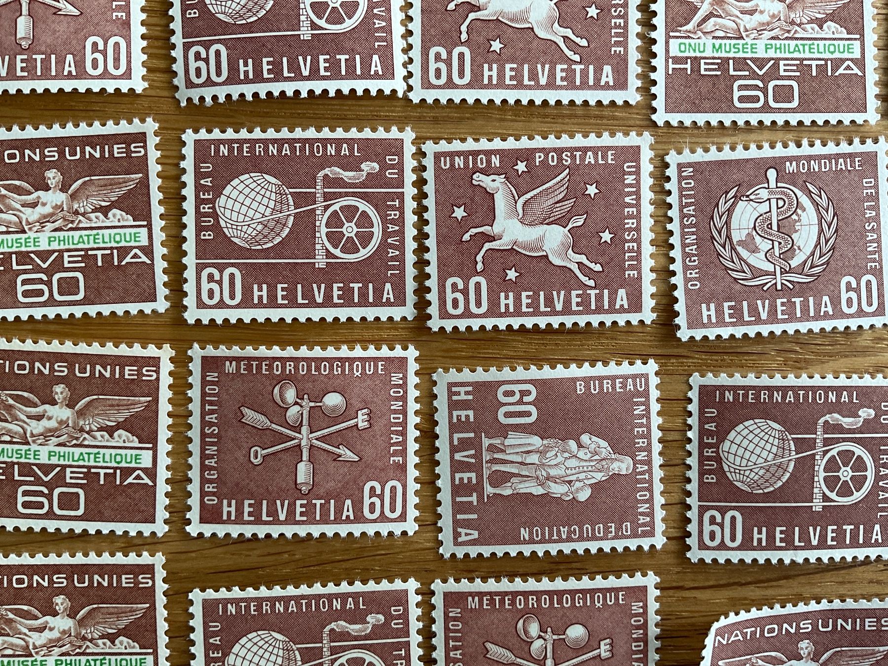 Tutti i francobolli: 60Fr Ämter Frankaturware ungestempelt postfrisch Sammlung – Nuovo (secondo la descrizione) da Wil SG venduto da Chefsugus 5