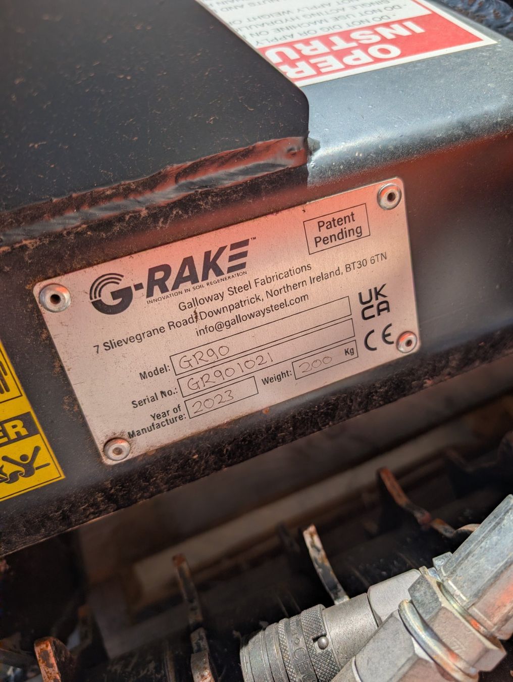 Takeuchi Escavatori: Planierrechen G-Rake Vorführgerät – Usato da Bazenheid venduto da BMZentrumGmbH 2