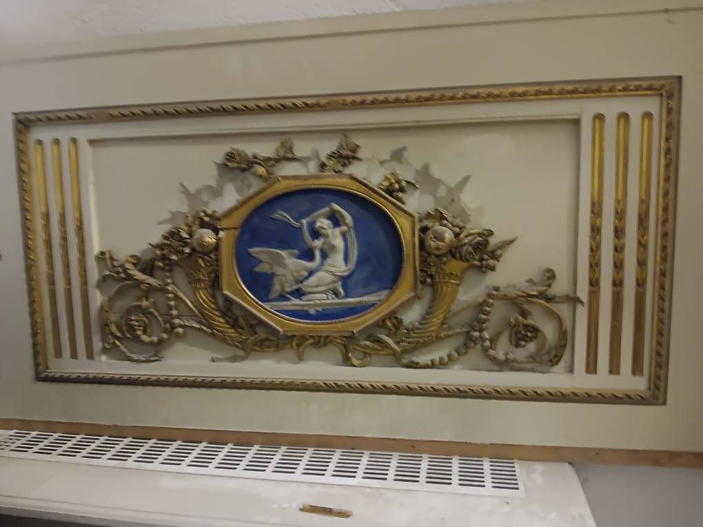 Tableaux: Boiserie peinte 19ème – D'occasion à Avully par lecomtedogoz