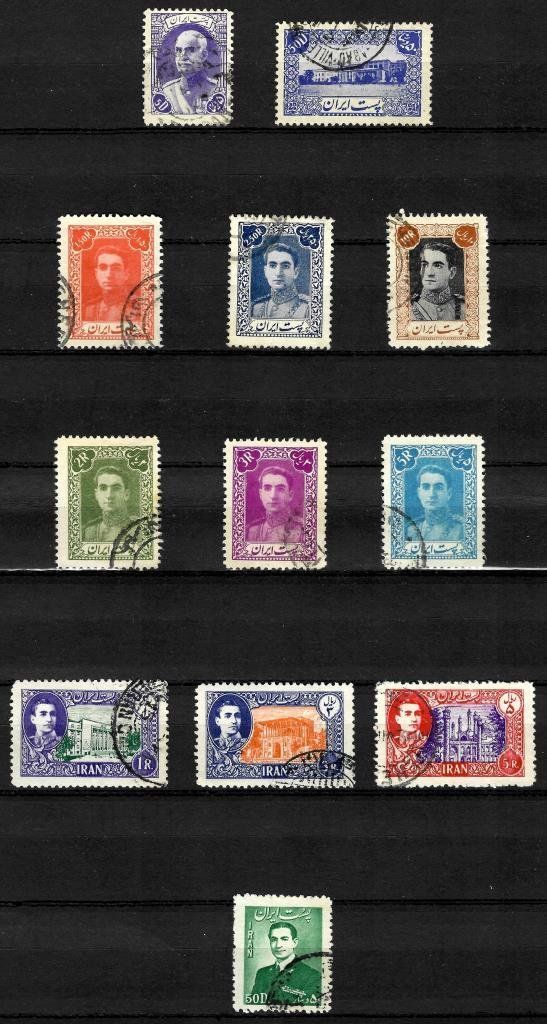 Tutti i francobolli: 1938 - 1952 Iran /° – Usato da Sorengo venduto da eme_wk9w