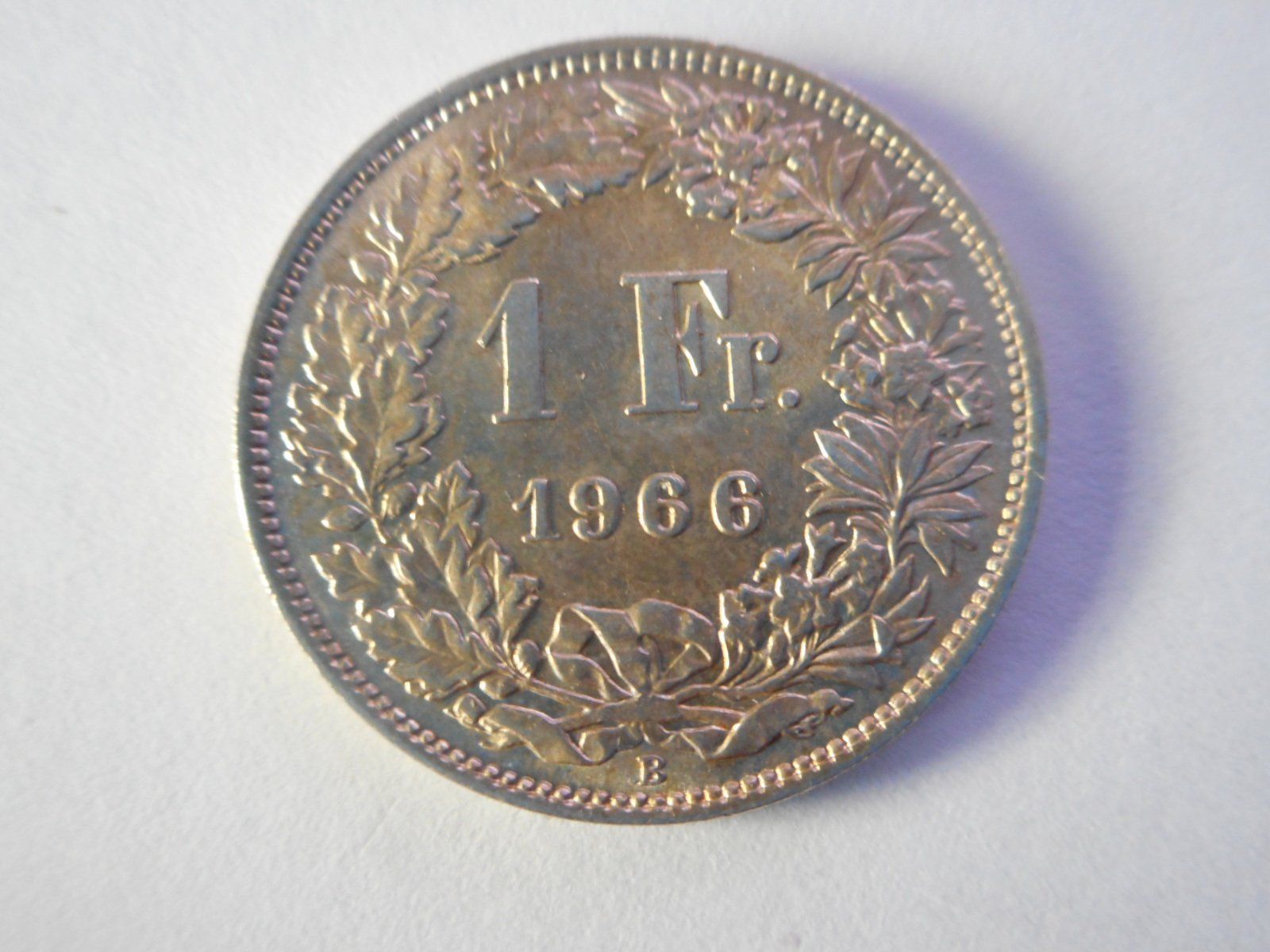 Alle Münzen: 1 Fr. 1966 silber – Gebraucht aus Kriegstetten von pizlad2010