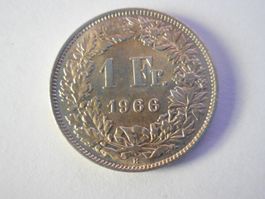 1 Fr. 1966 silber