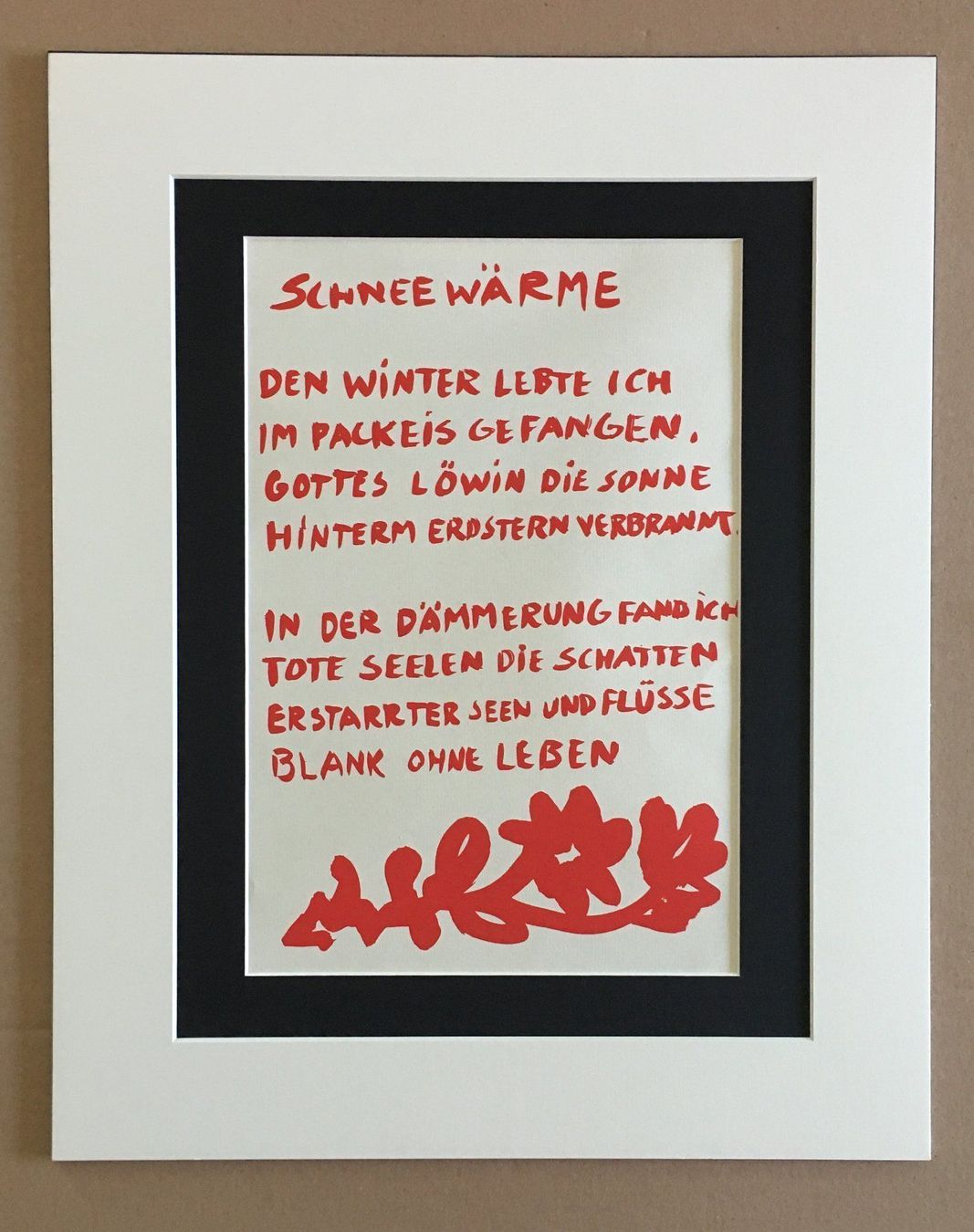 Grafica & Litografie: A.R. Penck Original Siebdruck / Serigraphie "Lyrik" – Usato da Nennigkofen venduto da juhit 1