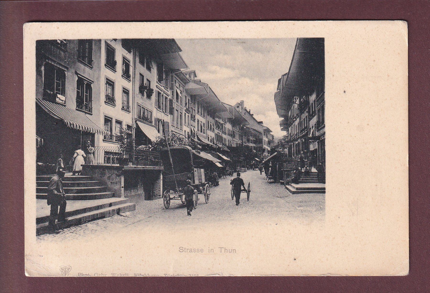 Cartes postales: Strasse in THUN – D'occasion à Pully par nicecards