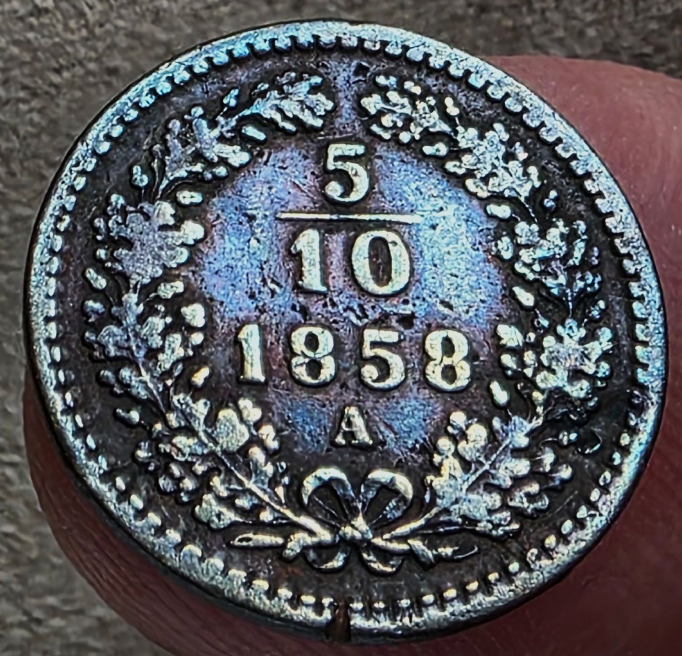 Toutes les monnaies: ÖSTERREICH 5/10 1858 A – D'occasion à Winterthur par Creso70 1