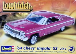 Revell 64 1964 Chevy Chevrolet Impala SS Lowrider 2in1 1:25