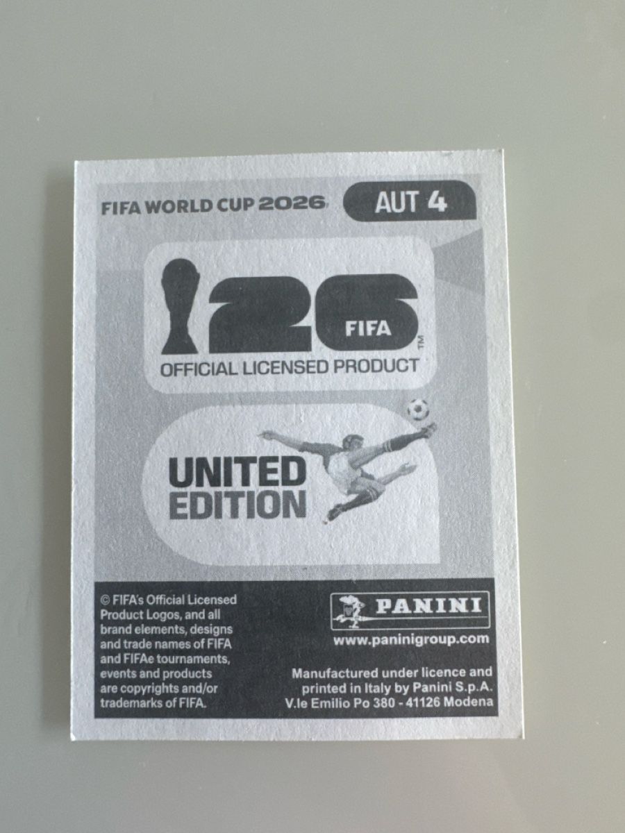 Panini Cartes à collectionner: Panini 2026 David Alaba AUT4 – Neuf (Voir description) à Bern par akl_sy9s