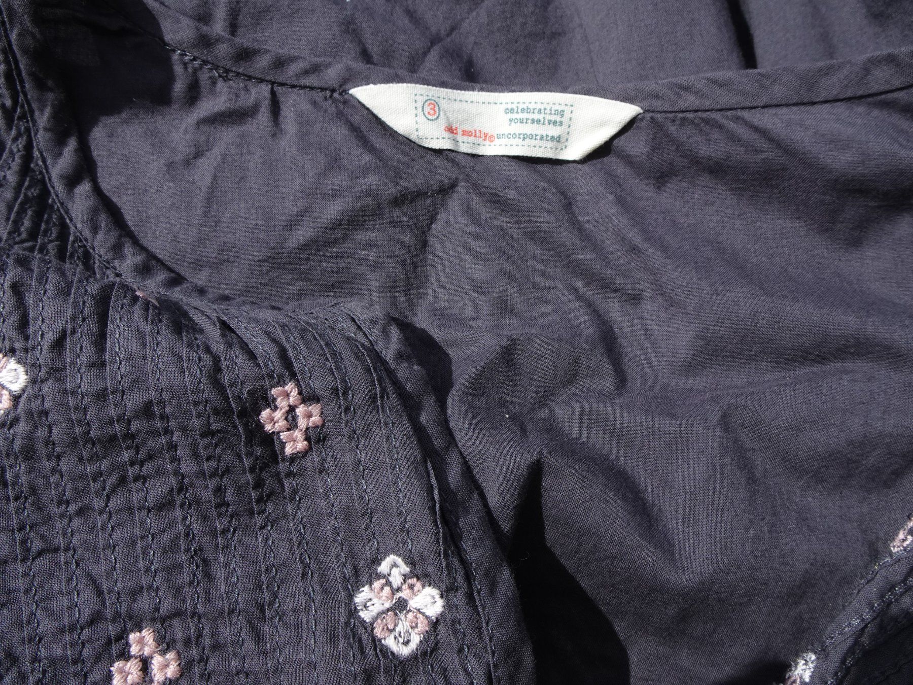 Odd Molly Camicette: Odd Molly Bluse grau rosa Gr 3 40 – Usato da Winterthur venduto da blumeblau77 5