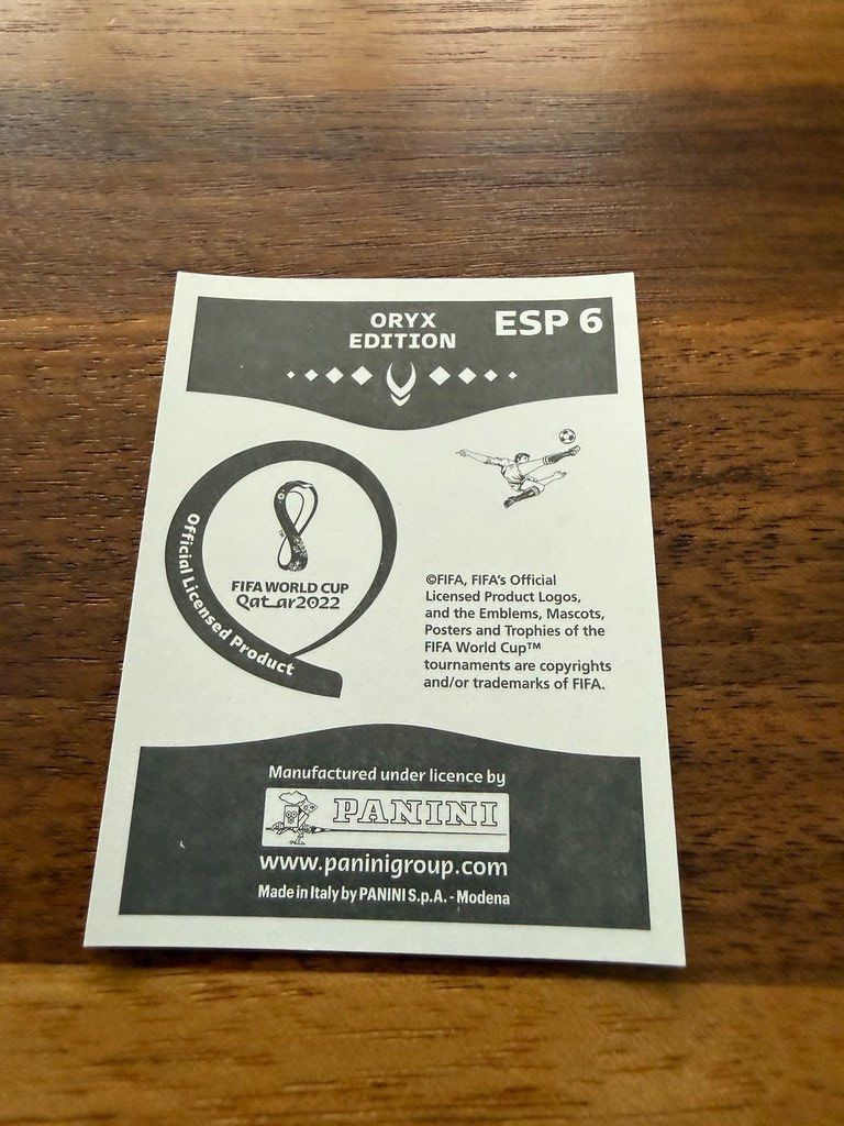 Panini Carte collezionabili: Panini WM Qatar 2022 - ESP6 Eric García – Usato da Lyss venduto da Louuurs 1
